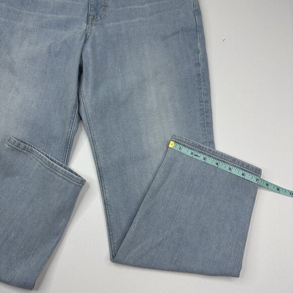 J.Crew Women's Blue Bleach Wash Slouchy Boyfriend Jean W28-32/L27.2 - Picture 11 of 12